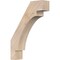 Ekena Millwork 5 1/2"W x 22"D x 30"H Merced Smooth Knee Brace, Douglas Fir BRC06X22X30MRC00SDF - alternate 1